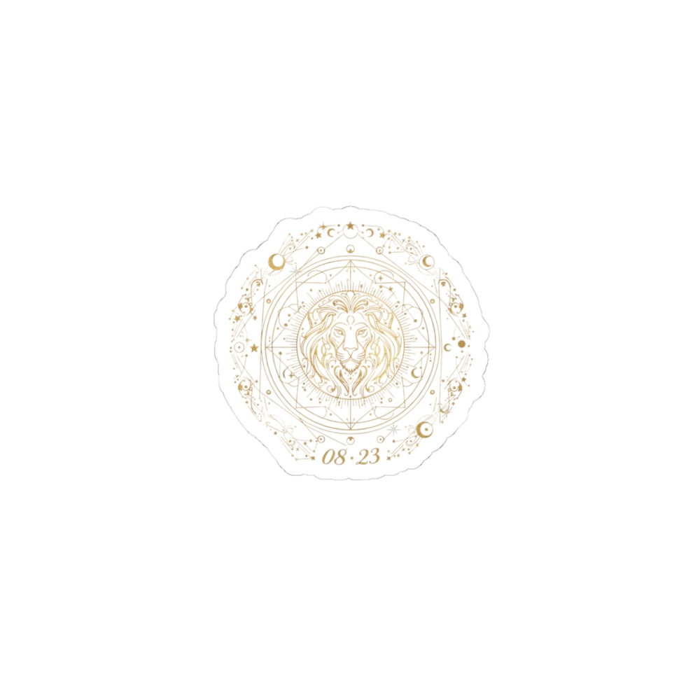 Gold Zodiac Constellation Sticker | Astrological Galaxy, Foil Accent