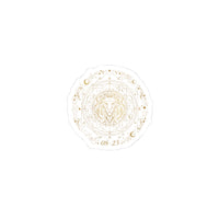 Gold Zodiac Constellation Sticker | Astrological Galaxy, Foil Accent