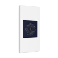 Gold Zodiac Wheel Canvas | Astrology Constellation Art, Cosmic Wall Print