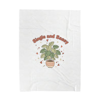 Single and Sassy Velveteen Plush Blanket | Anti Valentine, Funny Single Humor