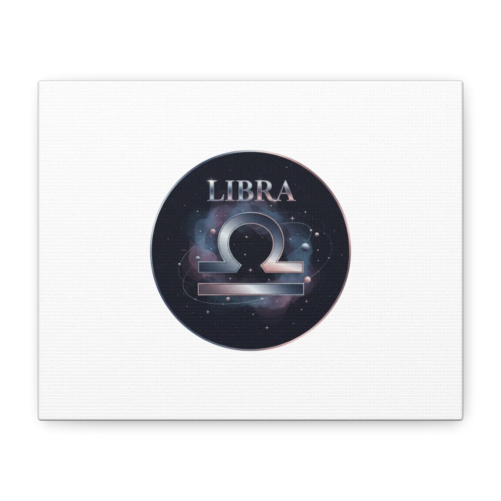 Libra Zodiac Canvas, Astrology Wall Art | Constellation Galaxy Print
