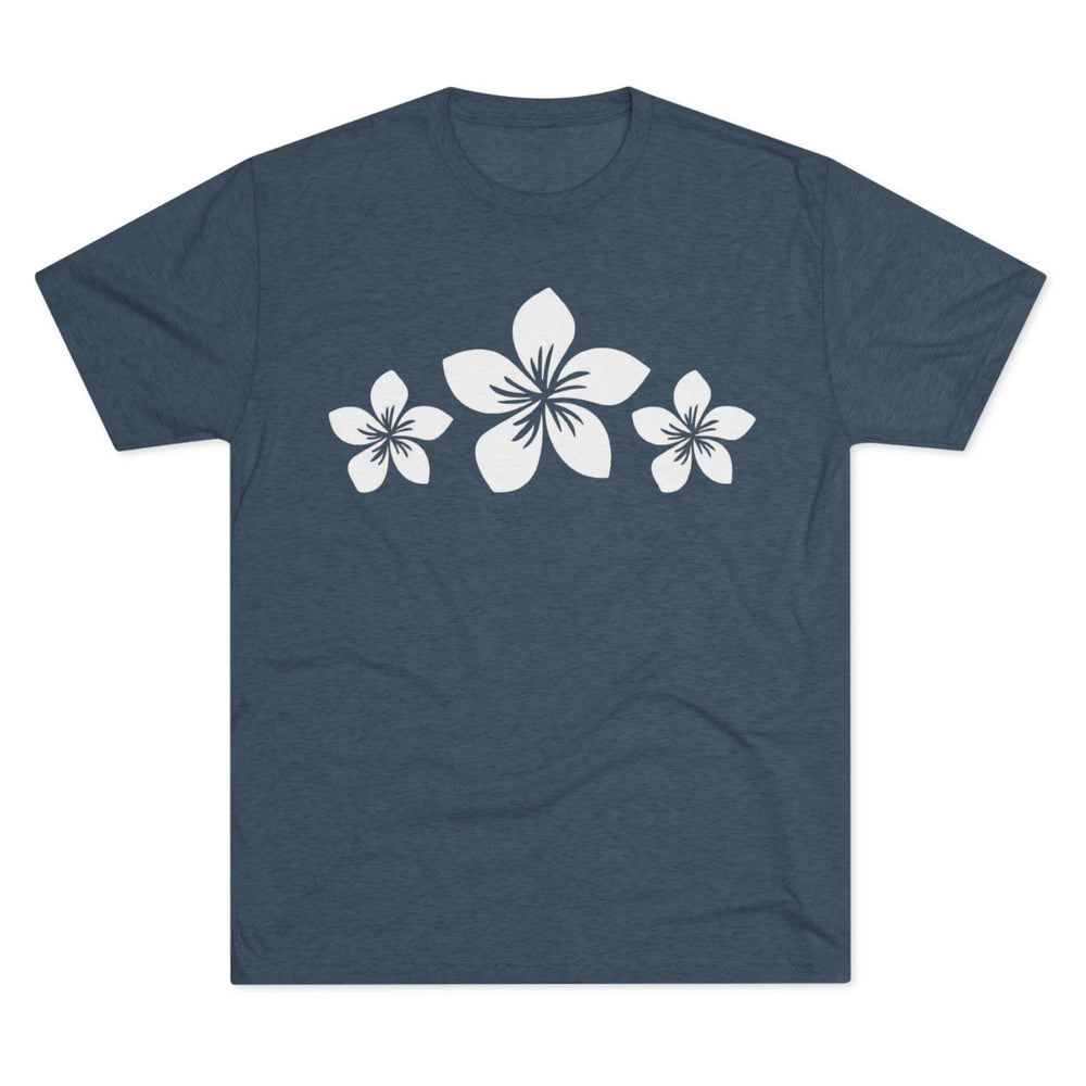 Next Level 6010 | Unisex Tropical Hibiscus Trio – Unisex Tri-Blend Vintage Tee