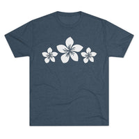 Next Level 6010 | Unisex Tropical Hibiscus Trio – Unisex Tri-Blend Vintage Tee