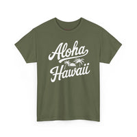 Gildan 5000 | Vintage Aloha Hawaii T-Shirt - Retro Island Paradise Tee - Unisex Hawaiian Vacation Shirt