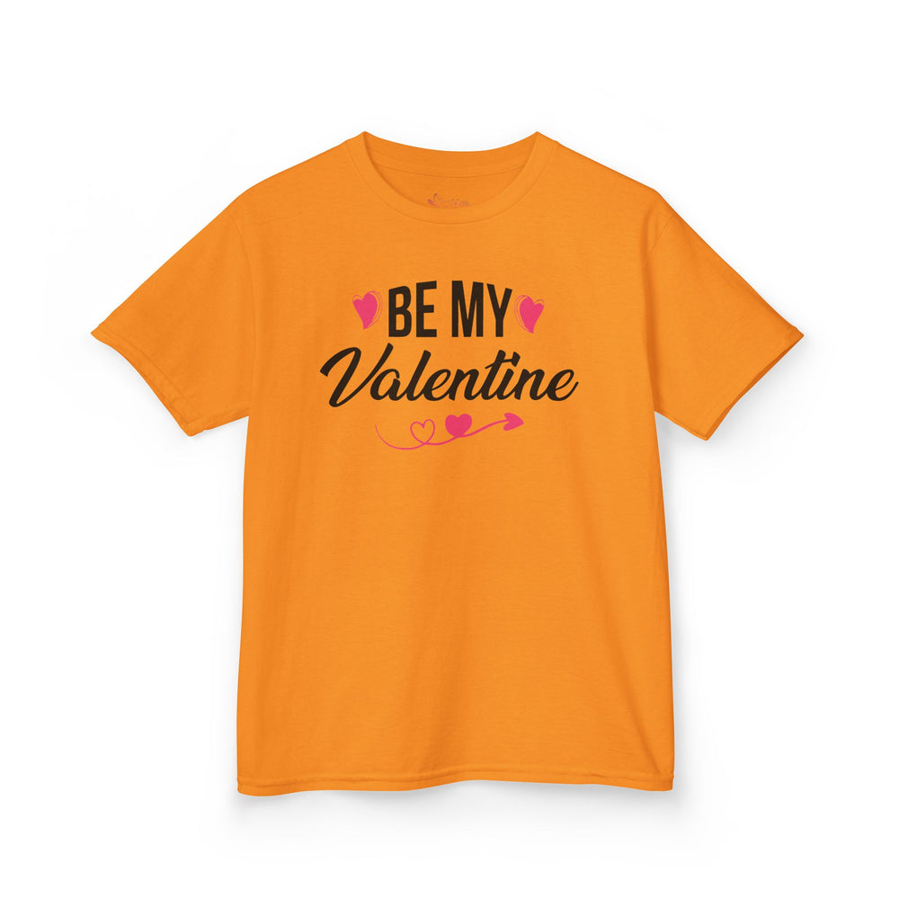 "Be My Valentine" Youth T-Shirt | Cute Heart & Arrow Graphic Tee for Kids | Boys & Girls School Holiday Top