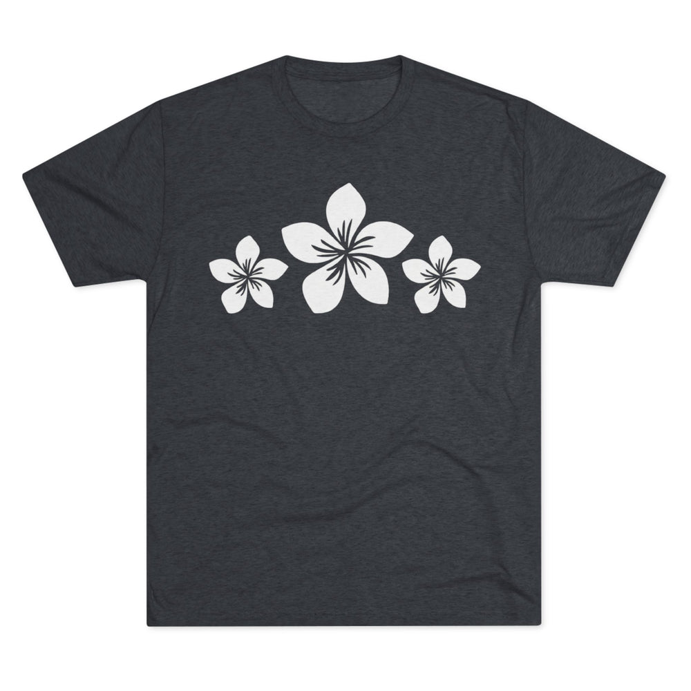 Next Level 6010 | Unisex Tropical Hibiscus Trio – Unisex Tri-Blend Vintage Tee