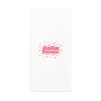 Besties Forever Canvas | Galentine’s Friendship Wall Art, Pink Confetti