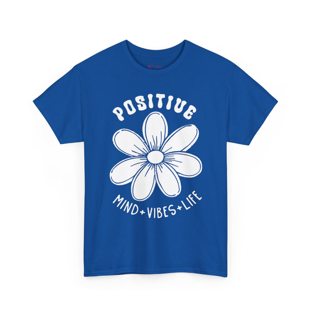 Gildan 5000 | Inspirational Daisy Unisex T-Shirt - Positive Mind, Vibes, Life