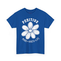 Gildan 5000 | Inspirational Daisy Unisex T-Shirt - Positive Mind, Vibes, Life