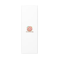 Donut Worry Be Happy Canvas, Matte Stretched Wall Art | Food Pun Decor