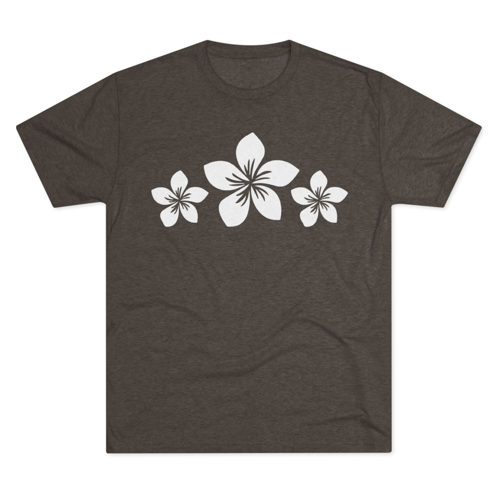 Next Level 6010 | Unisex Tropical Hibiscus Trio – Unisex Tri-Blend Vintage Tee