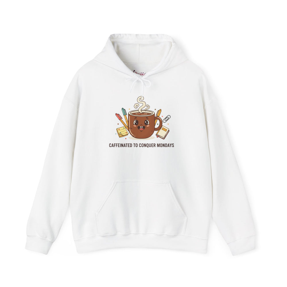Gildan 18500 | Coffee Fuel Hoodie | Kawaii Coffee Cup Hoodie | Motivational Monday Morning Apparel