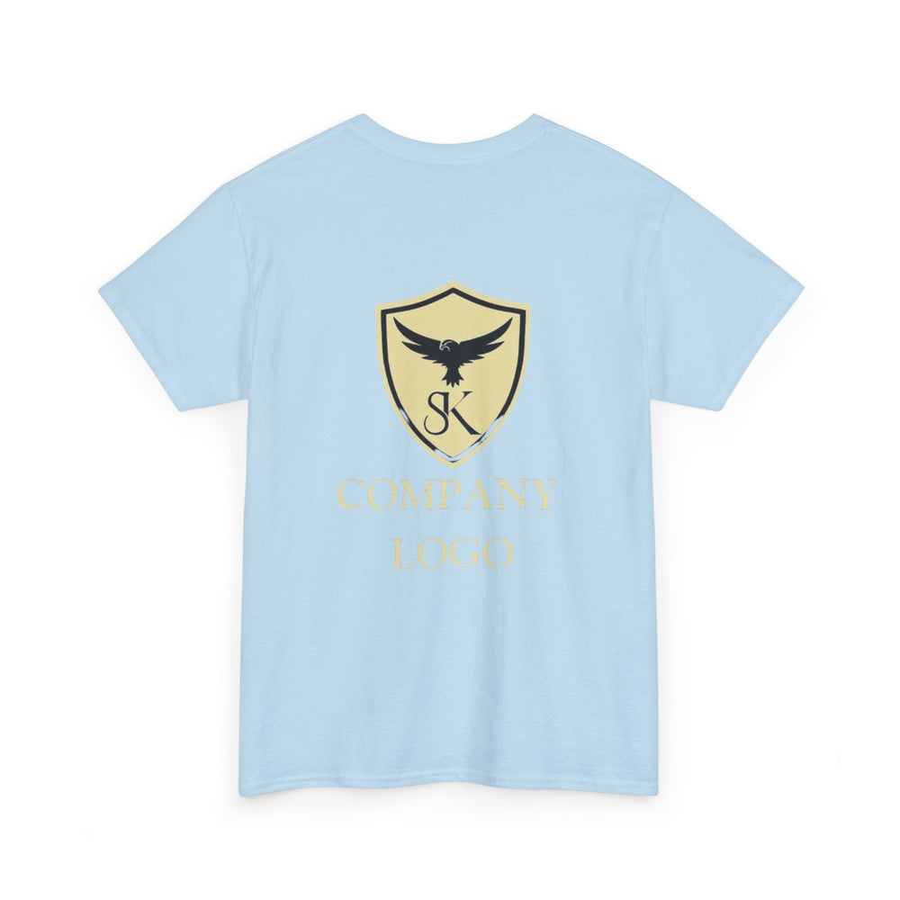 Unisex Heavy Cotton Tee | Custom Company Logo T-shirts, Custom Design Sweatshirts, Personalized Logo Hoodies, Custom Double Sided Print Shirts, Custom Text Shirts