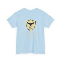 Unisex Heavy Cotton Tee | Custom Company Logo T-shirts, Custom Design Sweatshirts, Personalized Logo Hoodies, Custom Double Sided Print Shirts, Custom Text Shirts