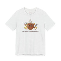 Bella+Canvas3001 | Caffeinated to Conquer Mondays | Cute Coffee Unisex Jersey Tee