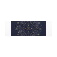 Gold Zodiac Wheel Canvas | Astrology Constellation Art, Cosmic Wall Print