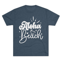 Next Level 6010 | Unisex Aloha Beach Vintage Inspired Unisex Tri-Blend Tee