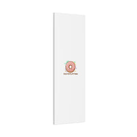 Donut Worry Be Happy Canvas, Matte Stretched Wall Art | Food Pun Decor