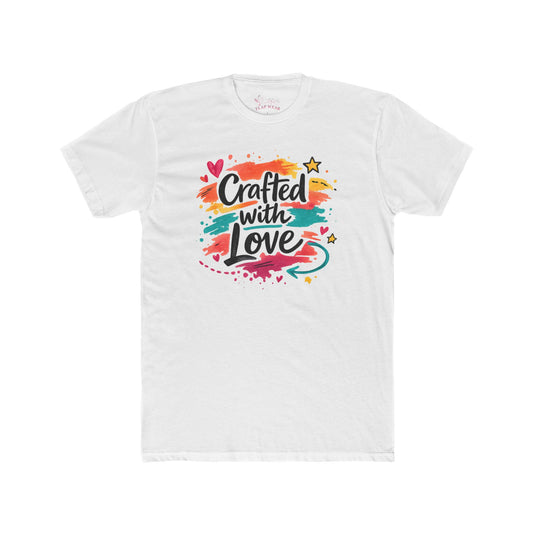 Next Level 3600 | Crafted with Love | Handmade Marker Aesthetic Unisex Jersey Tee | Crafted With Love T-Shirt — Colorful Handcrafted Maker Tee