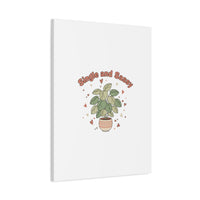 Single and Sassy Canvas, Matte Stretched | Anti‑Valentine, Funny Valentines Poster