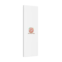 Donut Worry Be Happy Canvas, Matte Stretched Wall Art | Food Pun Decor