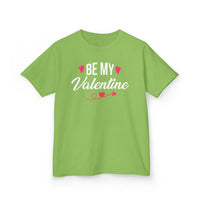 "Be My Valentine" Youth T-Shirt | Cute Heart & Arrow Graphic Tee for Kids | Boys & Girls School Holiday Top