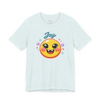 Bella+Canvas 3001 | Radiant Joy Emoji T-Shirt | Kawaii Aesthetic Smiley Graphic Tee | Unisex Jersey Short Sleeve Tee
