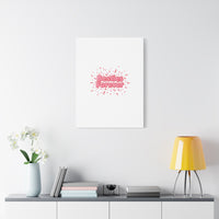 Besties Forever Canvas | Galentine’s Friendship Wall Art, Pink Confetti