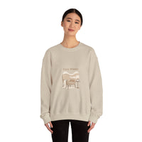 Cozy Winter micro-print sweatshirt | slow life minimalist, soft life