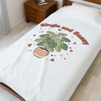 Single and Sassy Velveteen Plush Blanket | Anti Valentine, Funny Single Humor