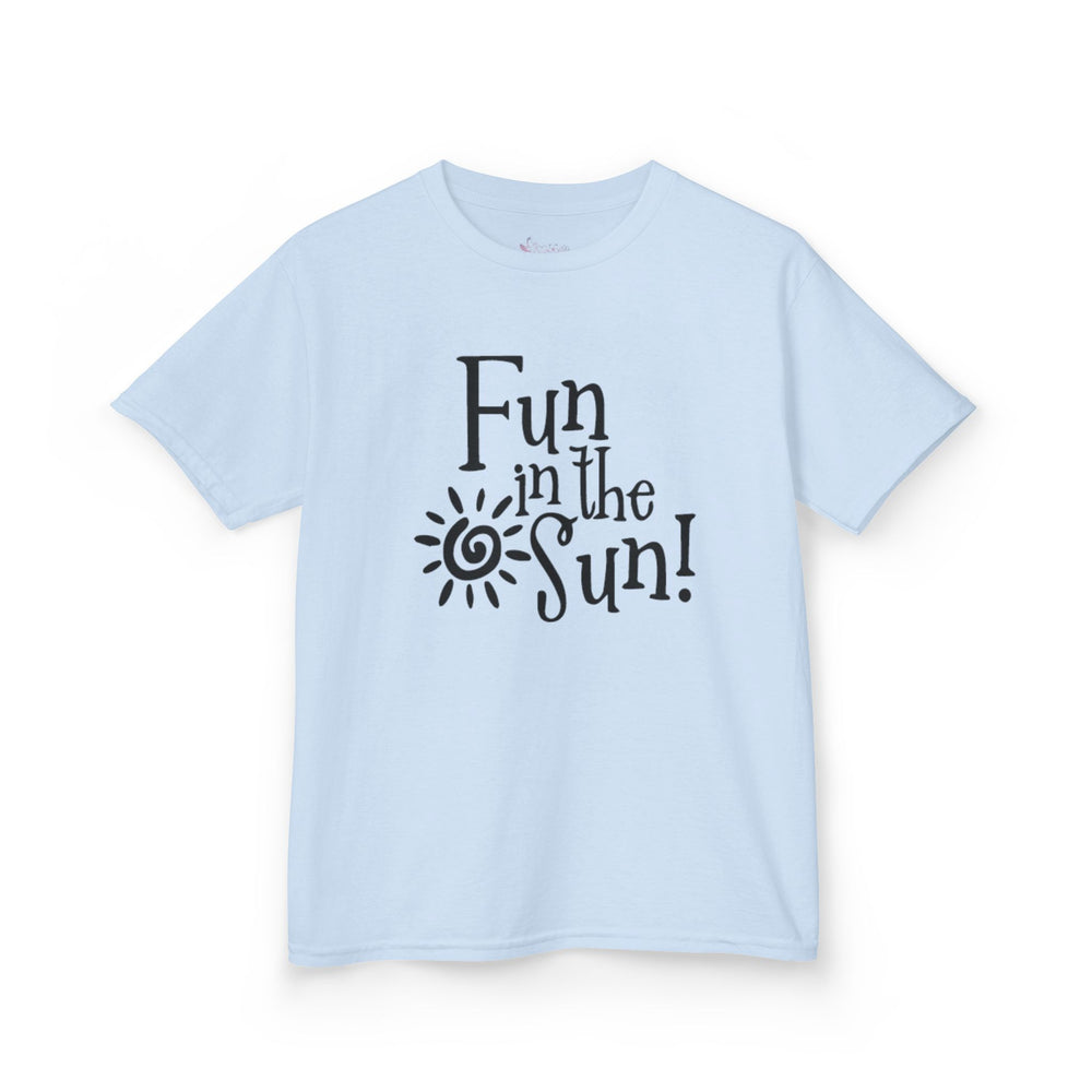 Gildan 5000B | Fun in the Sun Kids' Graphic T-Shirt - Organic Cotton Summer Tee