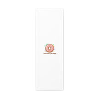 Donut Worry Be Happy Canvas, Matte Stretched Wall Art | Food Pun Decor