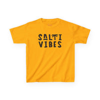 Gildan 5000B | Kids’ "Salty Vibes" Premium Cotton T-Shirt – Tropical Beach & Summer Vacation Tee