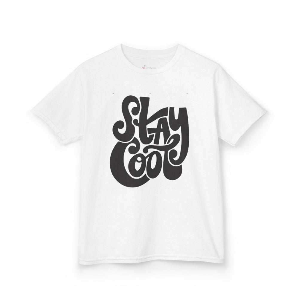 Gildan 5000B | Kids’ "Stay Cool" Retro Graphic Tee – Comfy Cotton T-Shirt