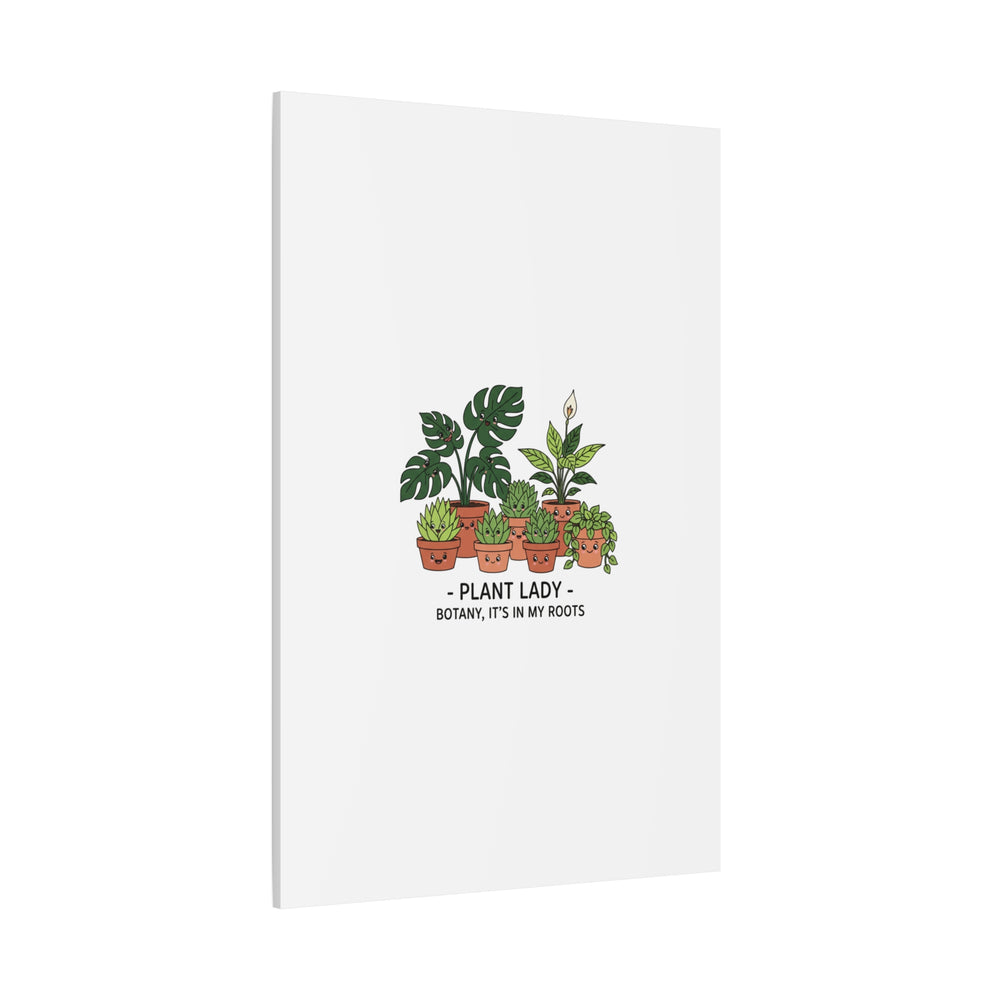 Plant Lady Canvas | Matte Stretched Botanical Pun Wall Art