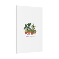 Plant Lady Canvas | Matte Stretched Botanical Pun Wall Art