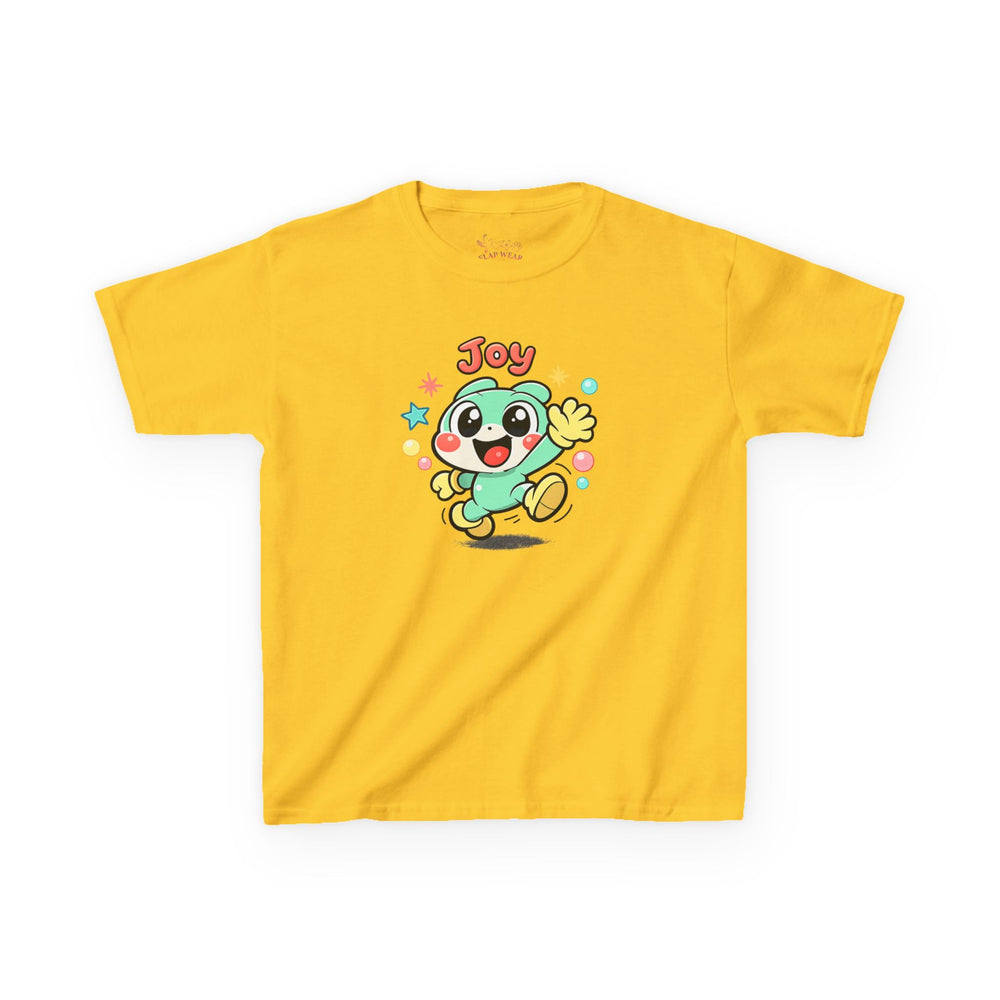 Gildan 5000B | The "Joy" Character Tee: Kids' Joyful Cartoon Character T-Shirt – Bright & Playful Design | Toddler & Youth "Joy" Graphic Tee – Cute Kawaii Style Mascot | Colorful "Joy" Stars & Bubbles...