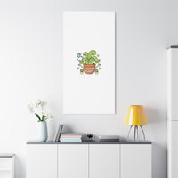 I Wet My Plants Canvas | Plant Parent Humor, Cute Succulent Art
