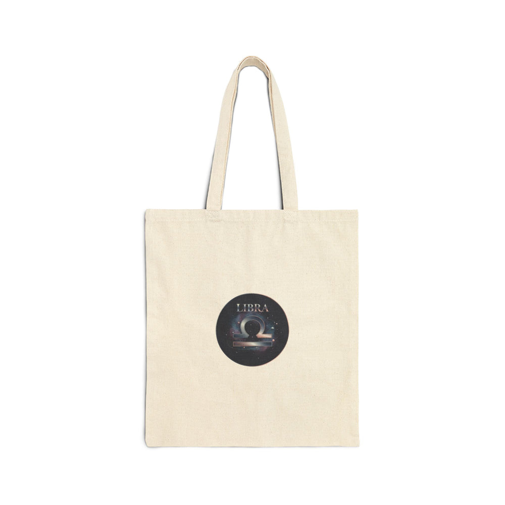 Lunar Zodiac Constellation Tote | Astrology Cosmic Canvas, Metallic Moonprint