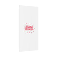 Besties Forever Canvas | Galentine’s Friendship Wall Art, Pink Confetti