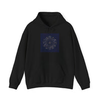 Zodiac Constellation Wheel Hoodie | Astrology, Metallic Galaxy