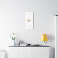 Cozy Winter minimal line art Canvas | Slow Life, soft life neutral wall decor