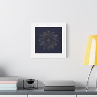 Gold Zodiac Wheel Canvas | Astrology Constellation Art, Cosmic Wall Print