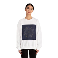 Zodiac Constellation Wheel Sweatshirt | Astrology, Cosmic Gold Accents