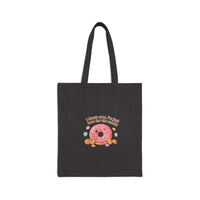 Donut Snacks Pun Tote | Cute Food Doodle, Cozy Pastel Illustration