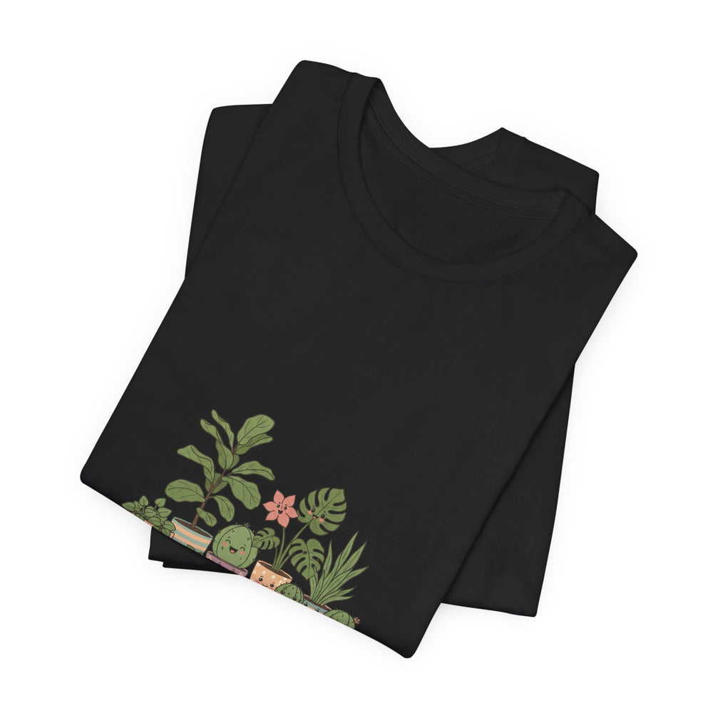 I’m Just Here for the Plants T‑Shirt | Plant Parent Humor, Succulent Pun