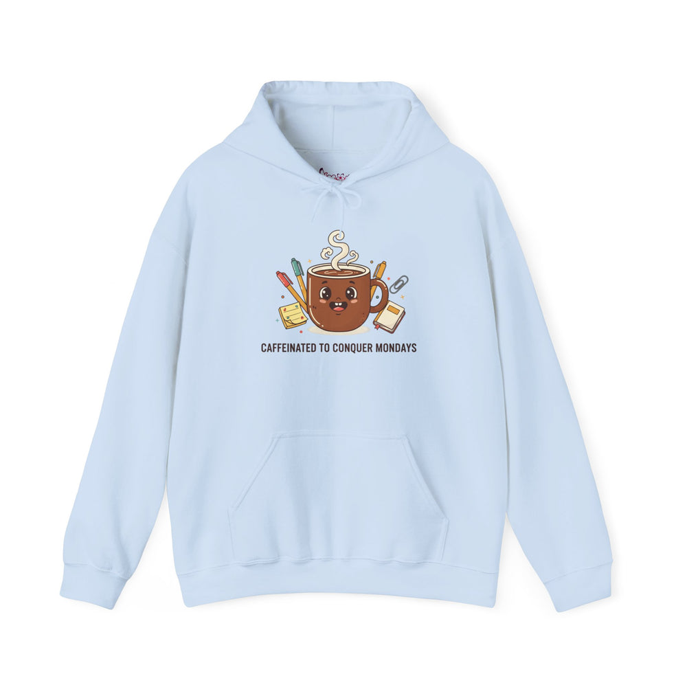 Gildan 18500 | Coffee Fuel Hoodie | Kawaii Coffee Cup Hoodie | Motivational Monday Morning Apparel