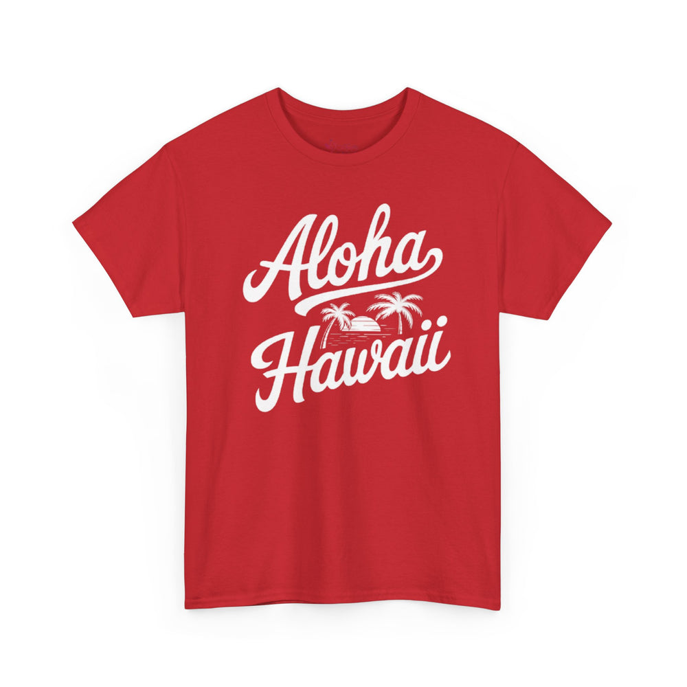 Gildan 5000 | Vintage Aloha Hawaii T-Shirt - Retro Island Paradise Tee - Unisex Hawaiian Vacation Shirt