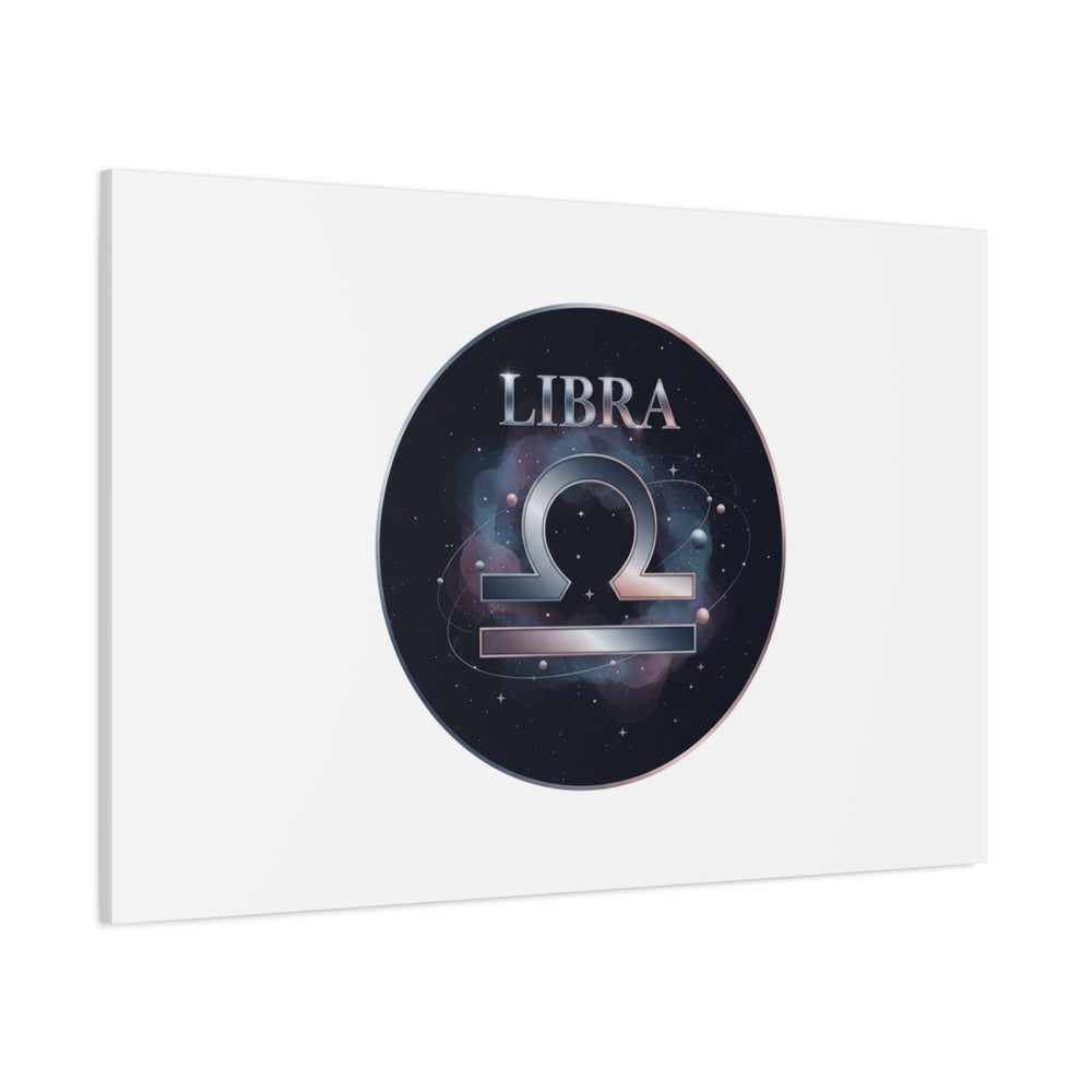 Libra Zodiac Canvas, Astrology Wall Art | Constellation Galaxy Print