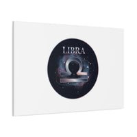 Libra Zodiac Canvas, Astrology Wall Art | Constellation Galaxy Print